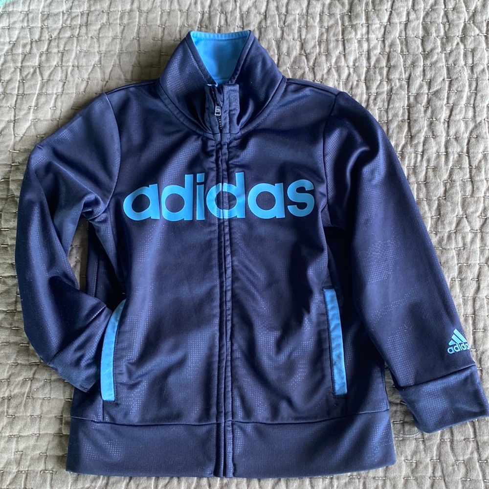Adidas Track Jacket Navy Blue Size 4T